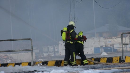 Feuer Brand Abfallwirtschaftbetrieb AWZ Niederzissen