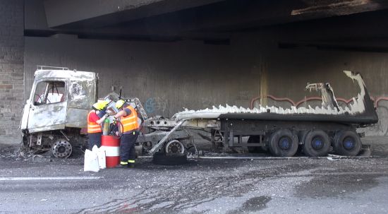 LKW Brand A61 Kreuz Sinzig