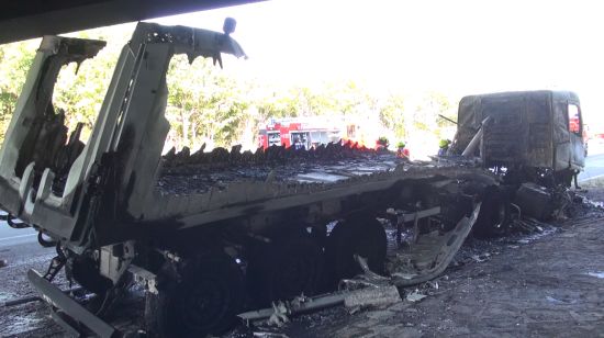 LKW Brand A61 Kreuz Sinzig
