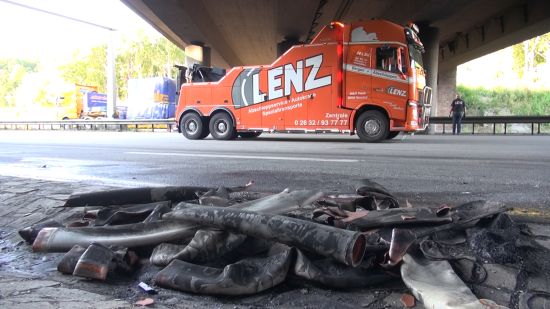 LKW Brand A61 Kreuz Sinzig