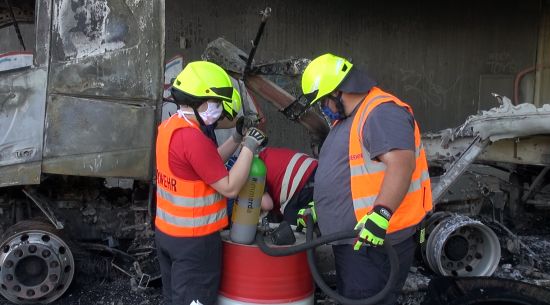 LKW Brand A61 Kreuz Sinzig