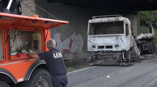 LKW Brand A61 Kreuz Sinzig