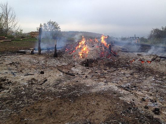 Brandstiftung Martinsfeuer Niederlützingen