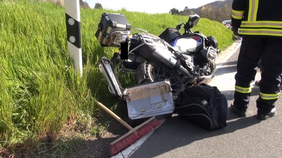 Motorradunfall Burgbrohl Glees