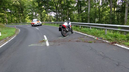 Motorradunfall Ramersbach
