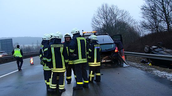 Unfall A61 Niederzissen