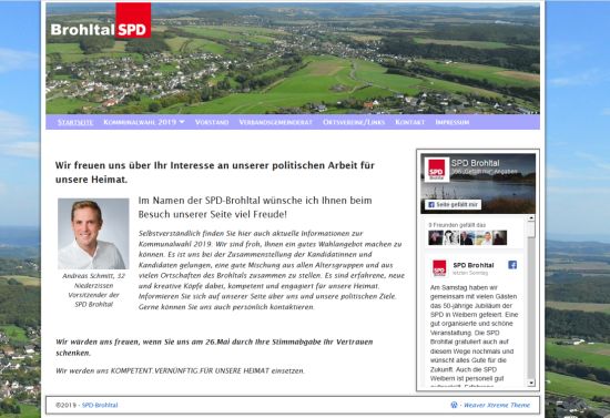 SPD Brohltal aktualisiert Homepage: Personen und Themen für Kommunalwahl werden präsentiert