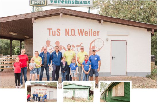 5 Euro Spendenaktion: Vereinsheim in Weiler ist sanierungsbedürftigt