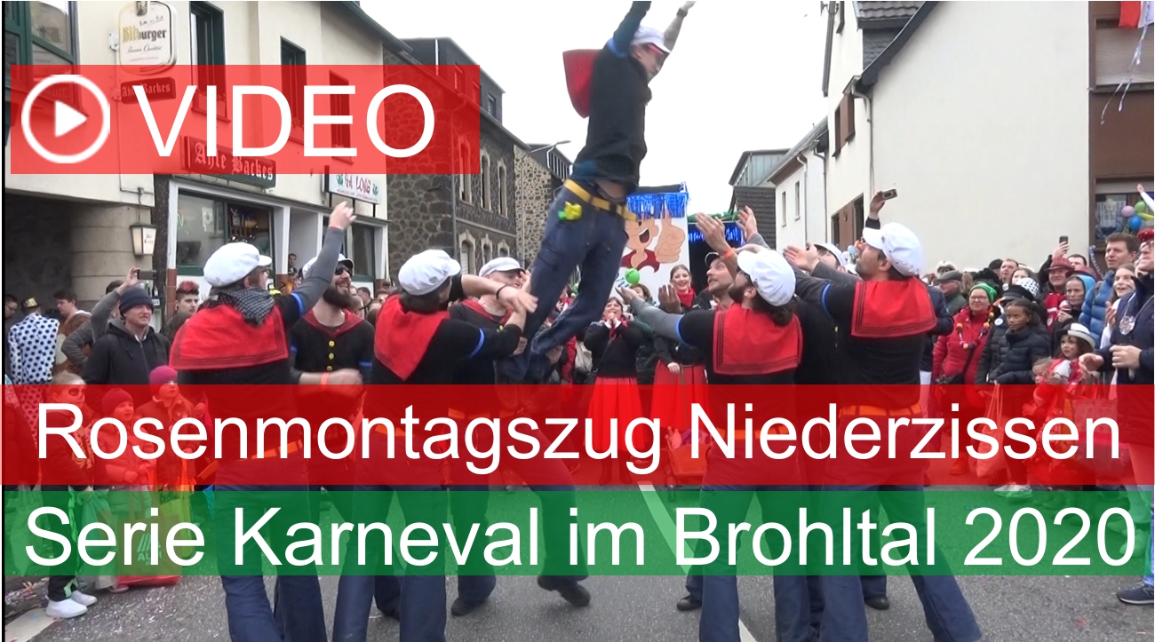 Rosenmontagszug Niederzissen Filmserie Karneval im Brohltal 2020