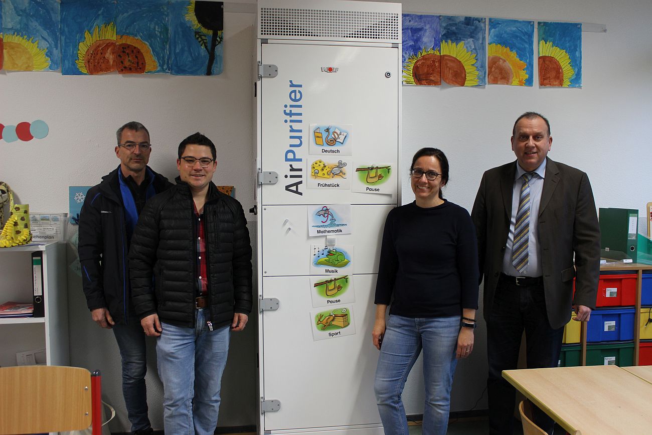 Verbandsgemeinde Brohltal erhält über 117.000,- Euro Zuschuss für Luftreinigungsgeräte In allen Grundschulen des Brohltals schon in Betrieb