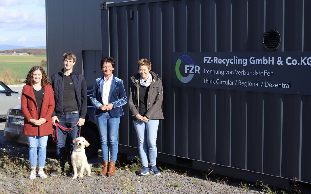 CDU-Landtagsabgeordnete Petra Schneider besuchte die Firma FZ-Recycling GmbH & Co. KG Unternehmergeist trifft auf ökologische Weitsicht