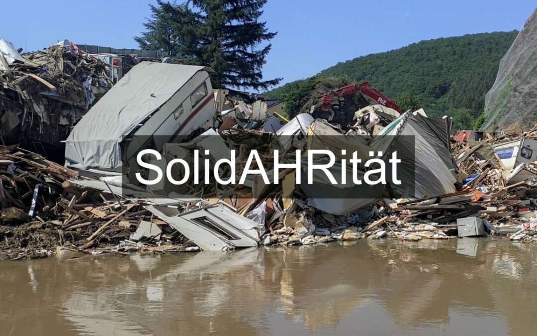 Wort des Jahres: SolidAHRität belegt den 2. Platz Flutkatastrophe im Ahrtal