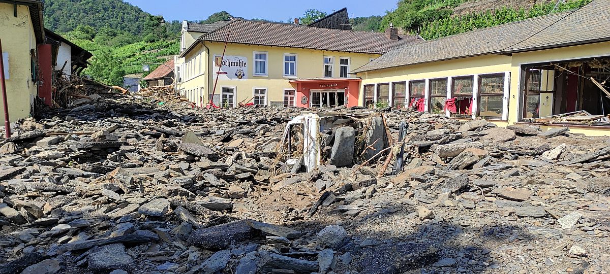 Flutkatastrophe: Durchschnittlicher Schaden von 210.000 Euro Noch nie dagewesene Schadenssumme
