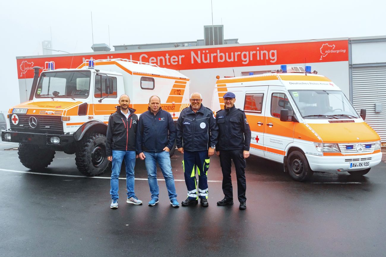Mobiles Ultraschallgerät und neue Fahrzeuge für DRK-Rettungsdienst Nürburgring Mehr Sicherheit für AW-Kreis und Region