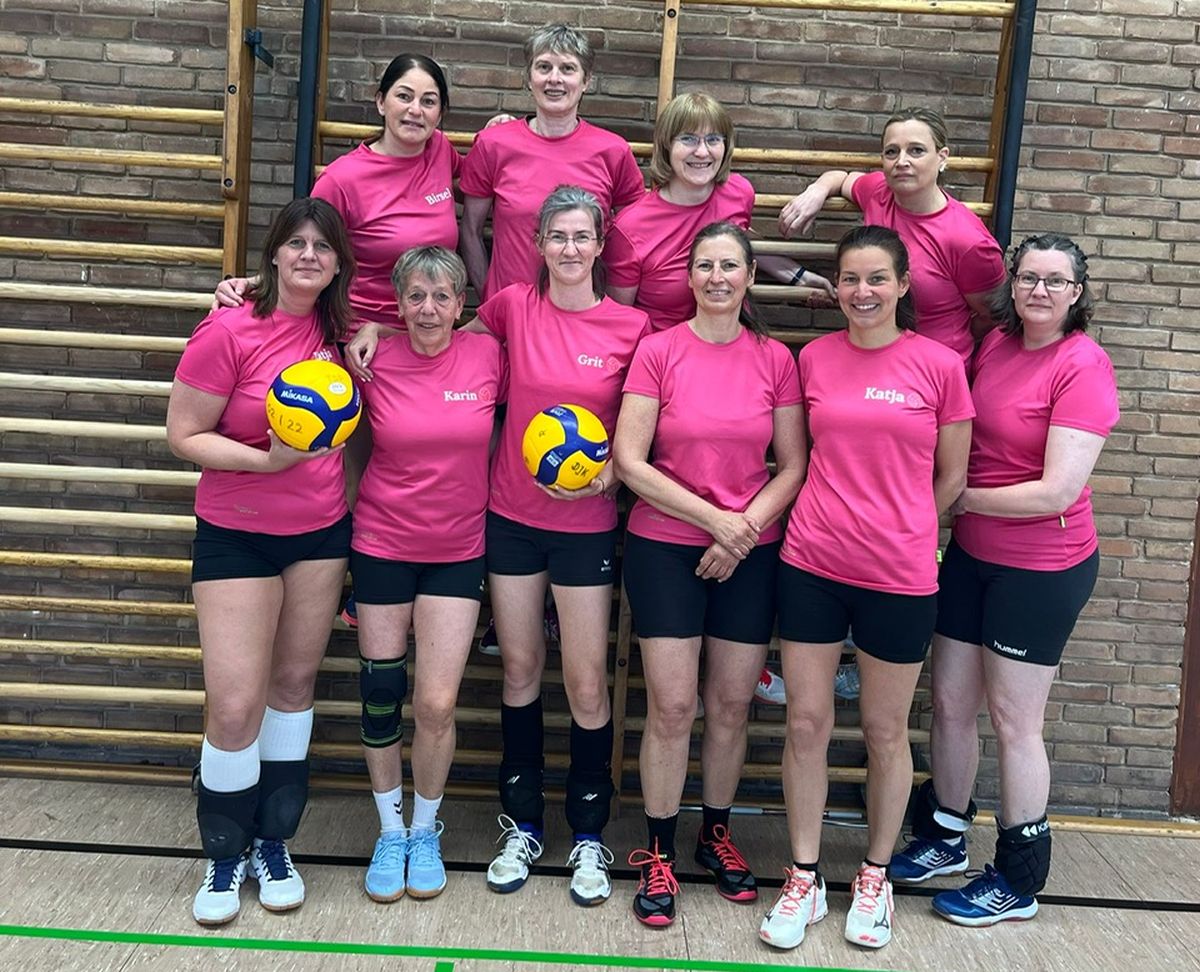 Burgbrohler Volleyballteam tritt bei Landesmeisterschaft an Ü37 Damen freuen sich auf den Wettbewerb in Landau