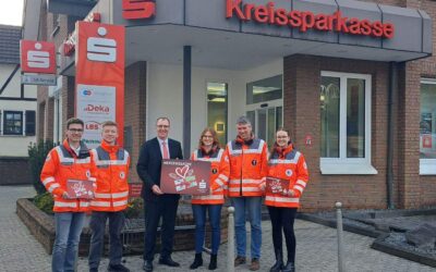 Kreissparkasse Ahrweiler unterstützt das Jugendrotkreuz des DRK Ortsvereins Wehr