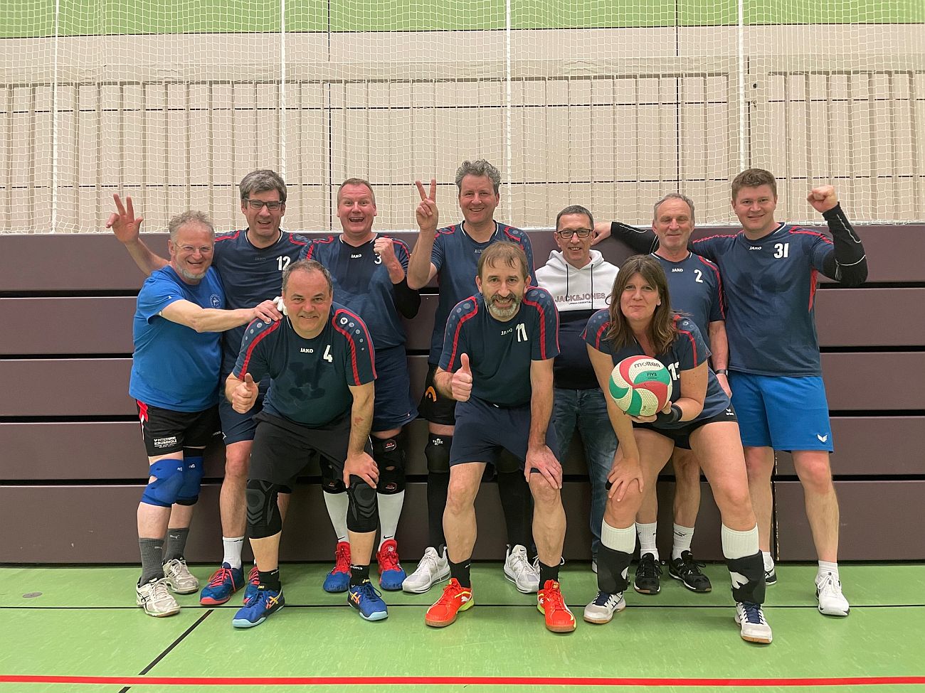 Burgbrohler Volleyball Senioren werden Vizemeister in der Rheinlandliga Saison mit zwei Siegen beendet