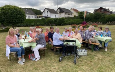 Seniorensportgruppe des DRK Wehr veranstaltete Grillfest