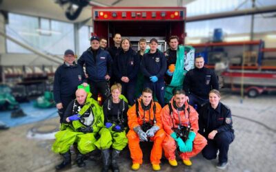 Lehrgang für ABC-Einsätze bei der Feuerwehr in Burgbrohl abgeschlossen Ausbildung für die Teileinheiten aus dem AW-Kreis