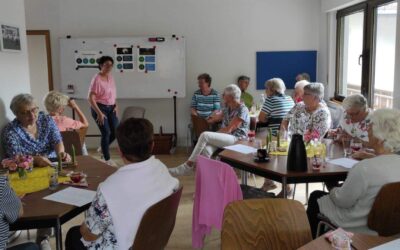 Vortrag Trauerbewältigung bei der „Fröhliche Runde“ des DRK Ortsvereins Wehr