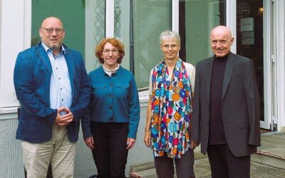 Landtagsabgeordnete Susanne Müller informiert sich über die Wiederaufbaupläne der Lebenshilfe