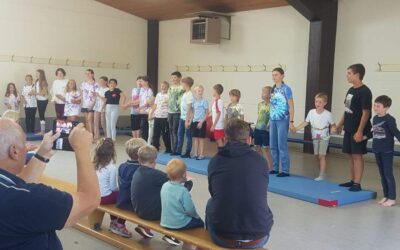 In Dedenbach gab es ein erfolgreiches Zeltlager Gymnastik-Riege und Tischtennisfreunde Dedenbach