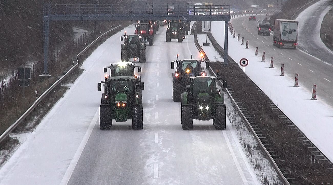 Über 100 Landwirte demonstrieren heute wieder in Bad Neuenahr Eilversammlung angemeldet