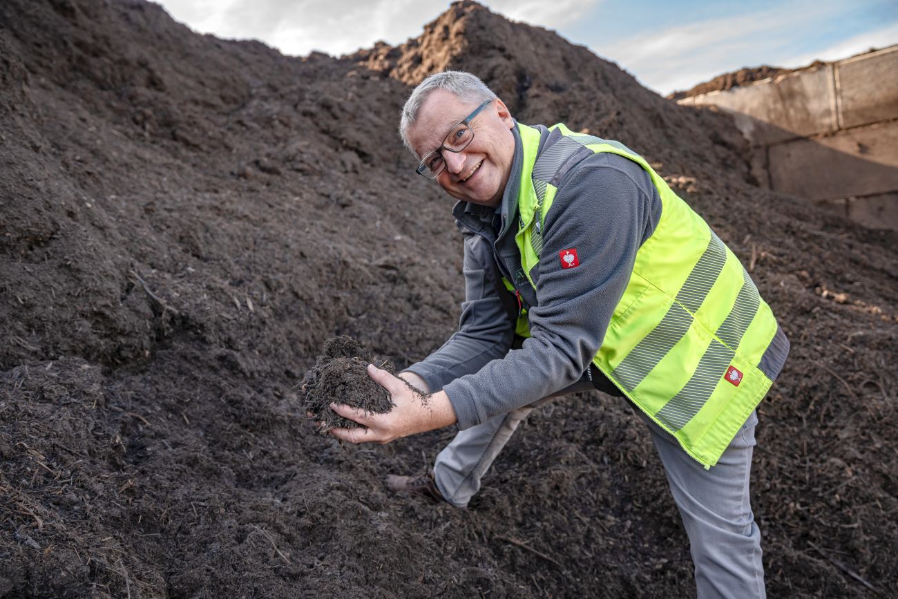 Gütegesicherter Kompost auf der AWB-Anlage Niederzissen wieder vorrätig