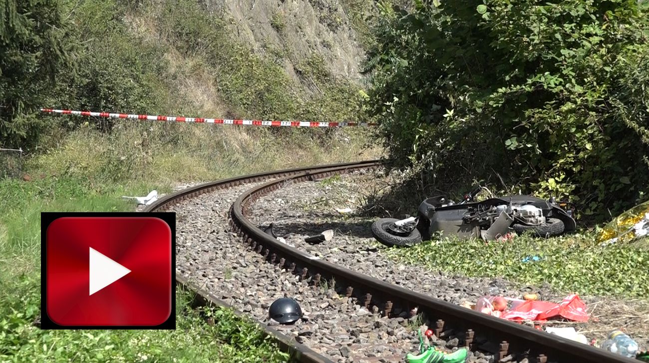 Rollerfahrer stirbt nach Kollision mit der Brohltalbahn