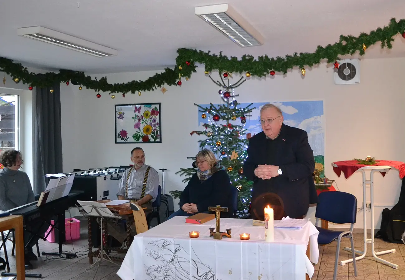 Bewohner vom Haus Bachtal feierten Weihnachten