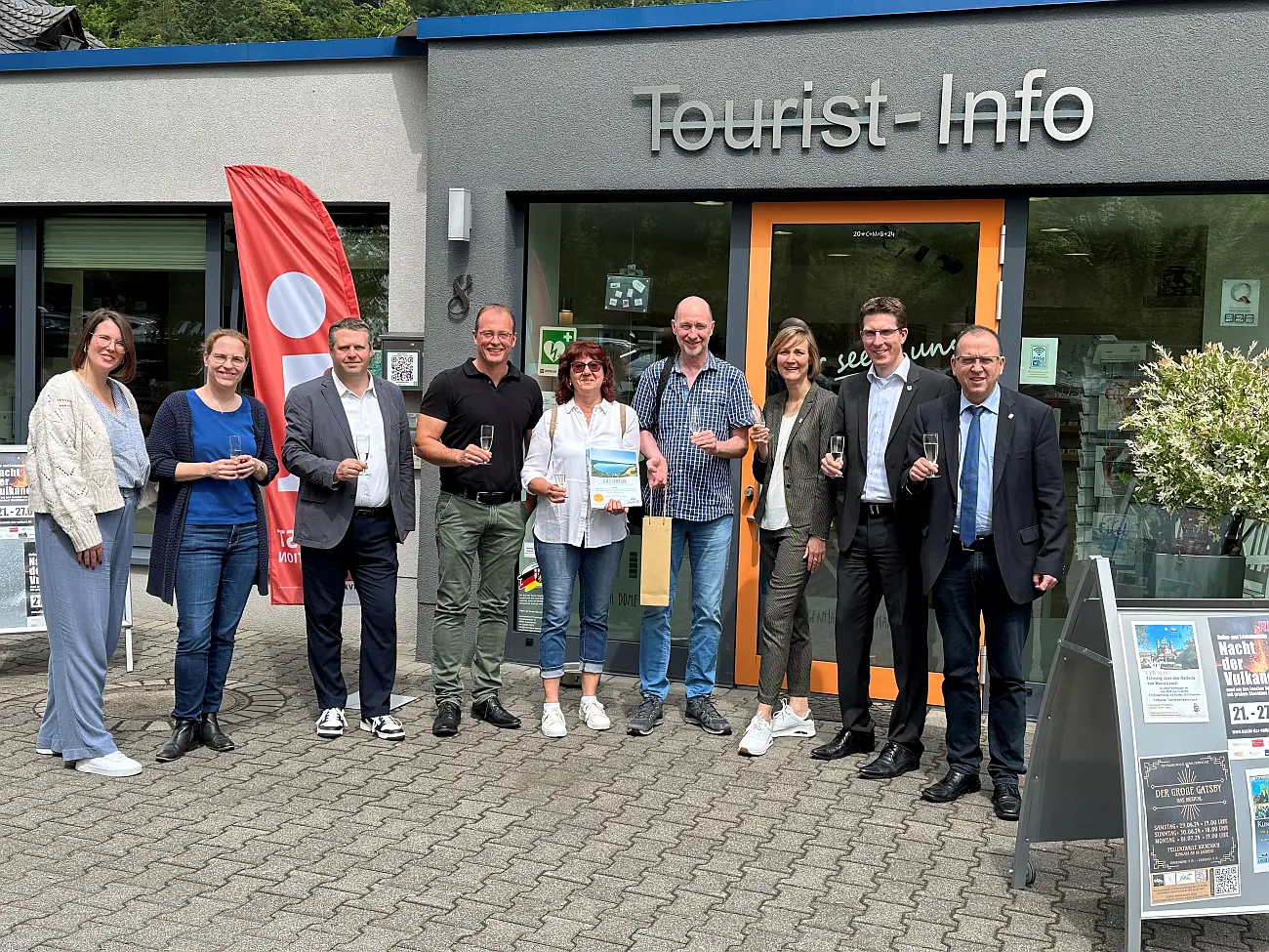 Über eine halbe Millionen Menschen besuchten bisher die Tourist Info Maria Laach