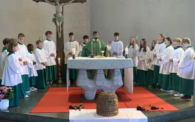 Messdiener wurden beim Pfarrfest St. Germanus in Niederzissen eingeführt