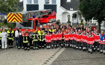 DRK-Ortsverein Niederzissen und Feuerwehr übten in der Villa Romantica