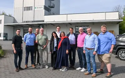 FDP Brohltal im Austausch mit lokalem Unternehmen Dr. Eckel Animal Nutrition