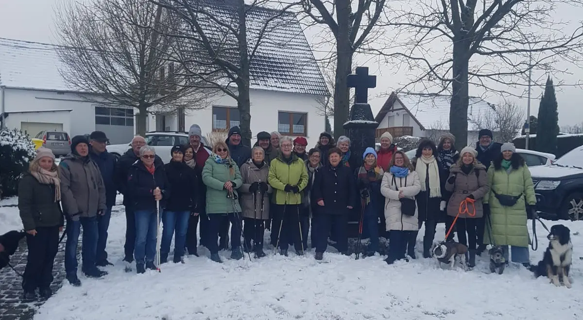 Gymnastik-Riege Dedenbach hatte traumhafte Winterwanderung