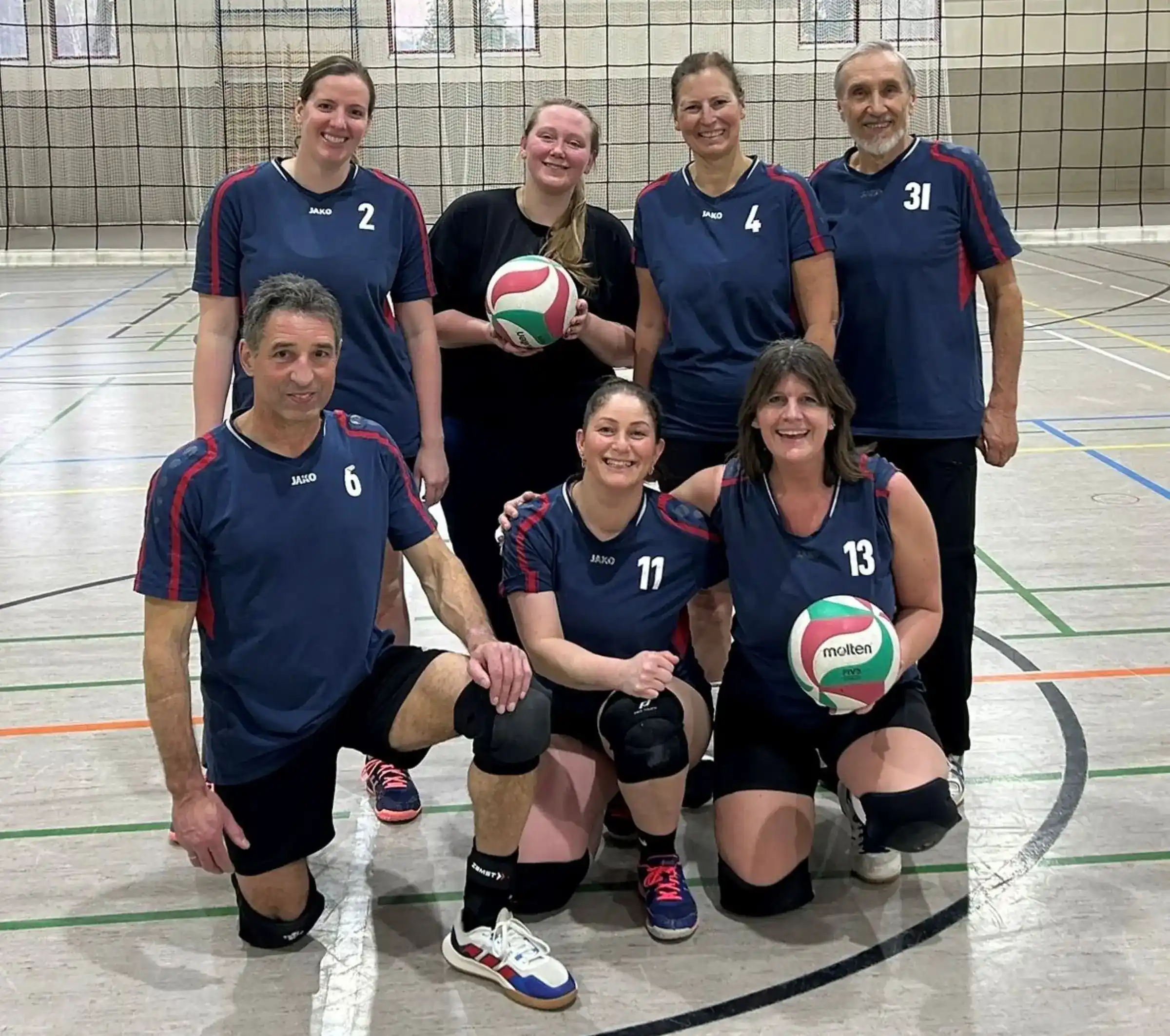 Burgbrohler Volleyball Senioren bereiten sich auf Rückrunde vor Gut Ding will Weile haben 