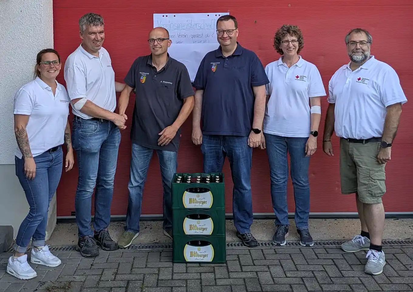 Feuerwehr gewinnt Vereinsmeisterschaft beim Blutspendetermin in Wehr