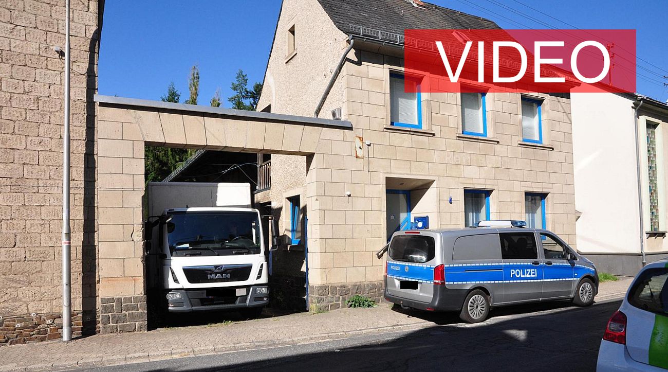 Cannabisanbau im großen Stil u. 33 Festnahmen: Polizei durchsucht Objekt in Weibern Länderübergreifender Polizeieinsatz