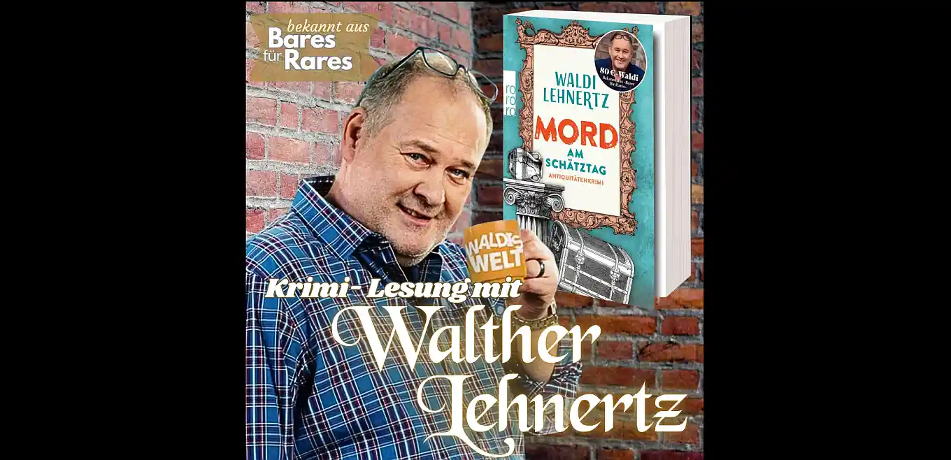 “80-Euro-Waldi“ kommt nach Bad Breisig “Bares für Rares“-Star  im “Kultschuppen“ Jahnhalle
