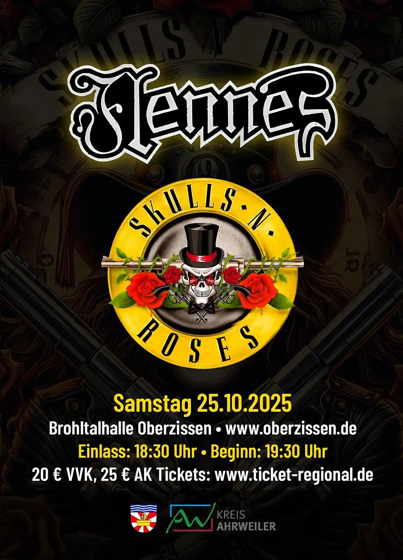Rock-Konzert mit FLENNES und Skulls N´Roses in Oberzissen