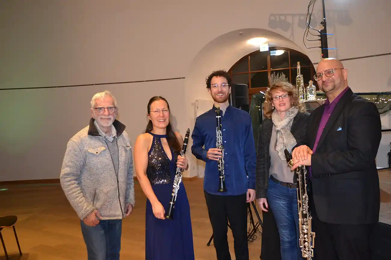 Weltklasse auf der Kaiserbühne:  Klarinettentrio Schmuck gastierte in Burgbrohl