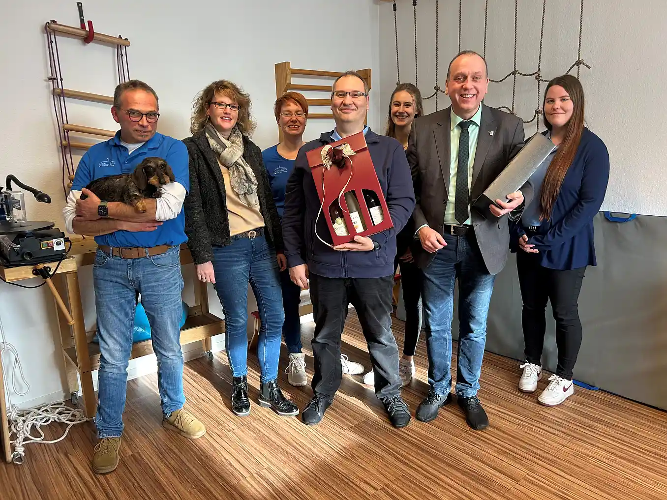 Zehn Jahre Ergotherapie Burgbrohl: Bürgermeister gratulieren zum Jubiläum