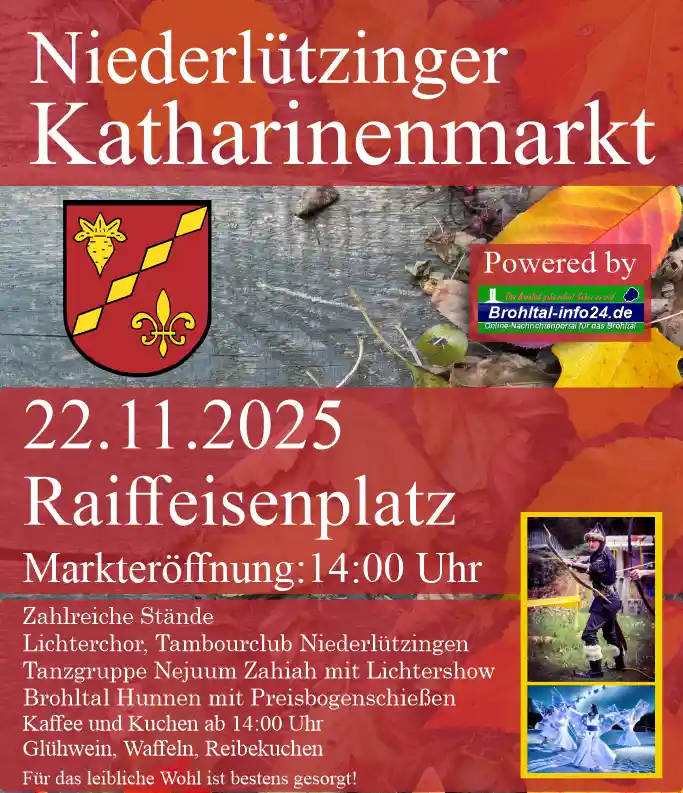 Katharinenmarkt im November in Niederlützingen