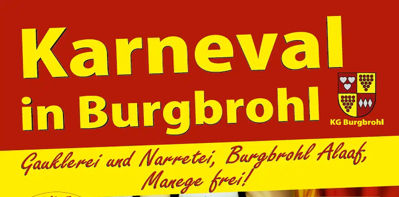 Kartenvorverkauf für die Prunksitzung der KG Burgbrohl startet