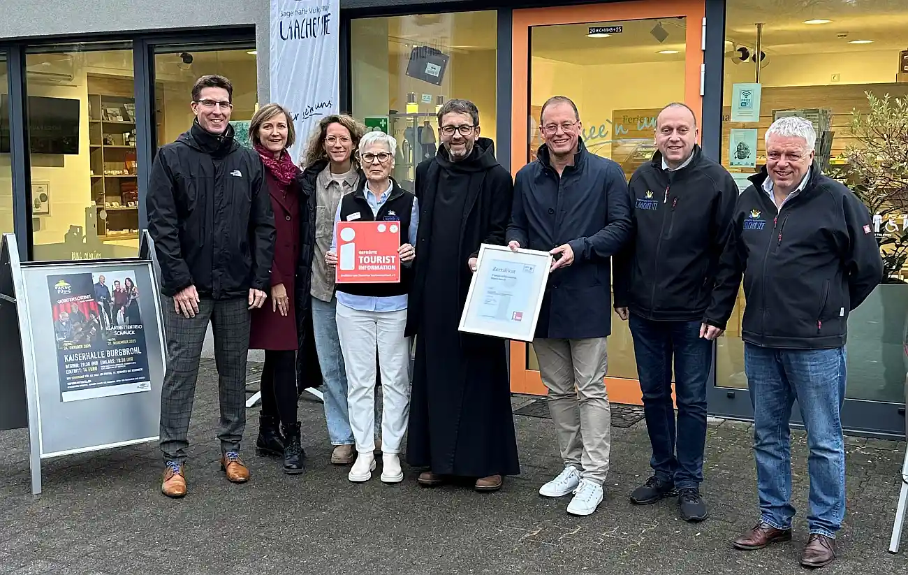 Tourist-Info Maria Laach erhält erneut „i-Marke“-Auszeichnung des DTV Tourist-Info Maria Laach erhält erneut „i-Marke“-Auszeichnung des DTV