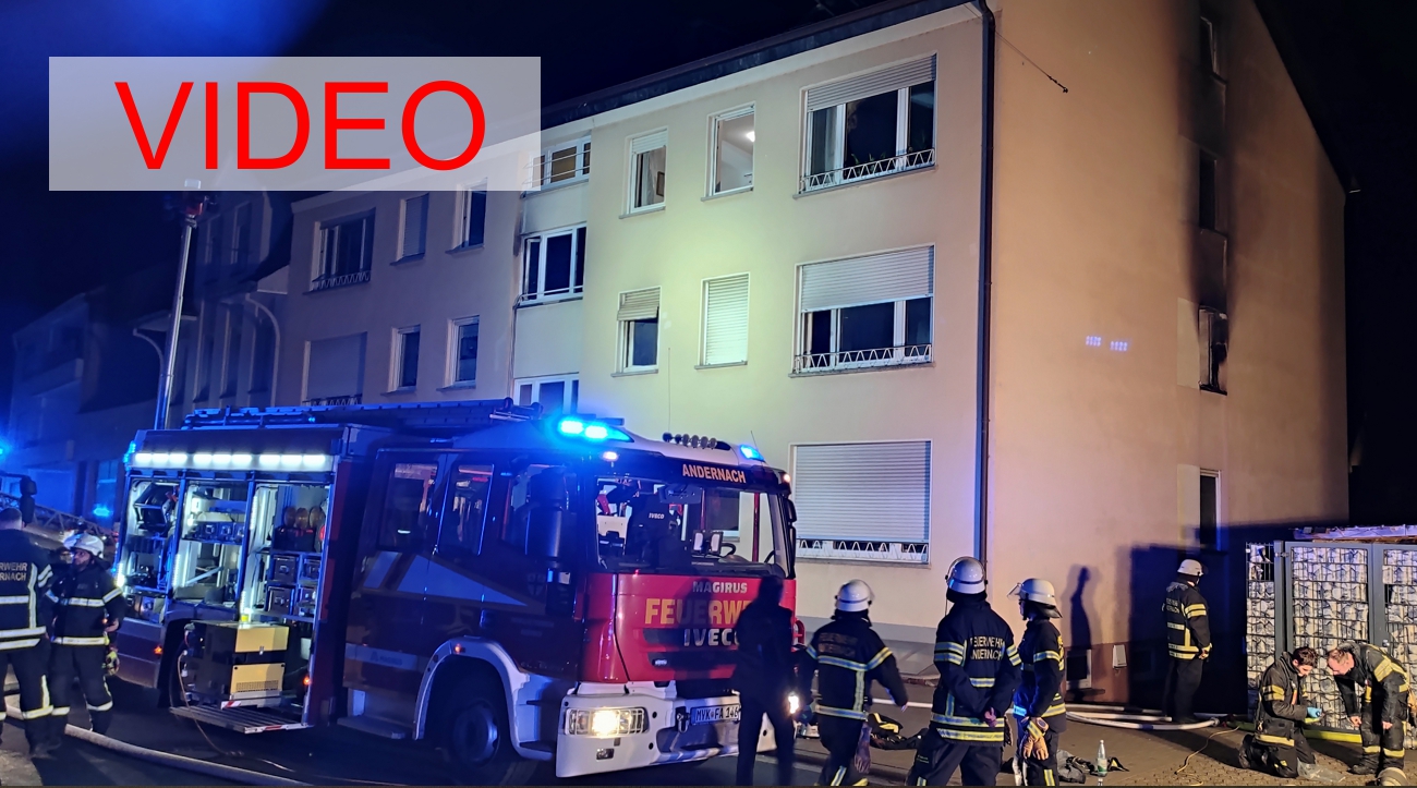 23 Menschen evakuiert: Mehrere Verletzte bei Wohnungsbrand in Andernach 23 Menschen evakuiert: Mehrere Verletzte bei Wohnungsbrand in Andernach