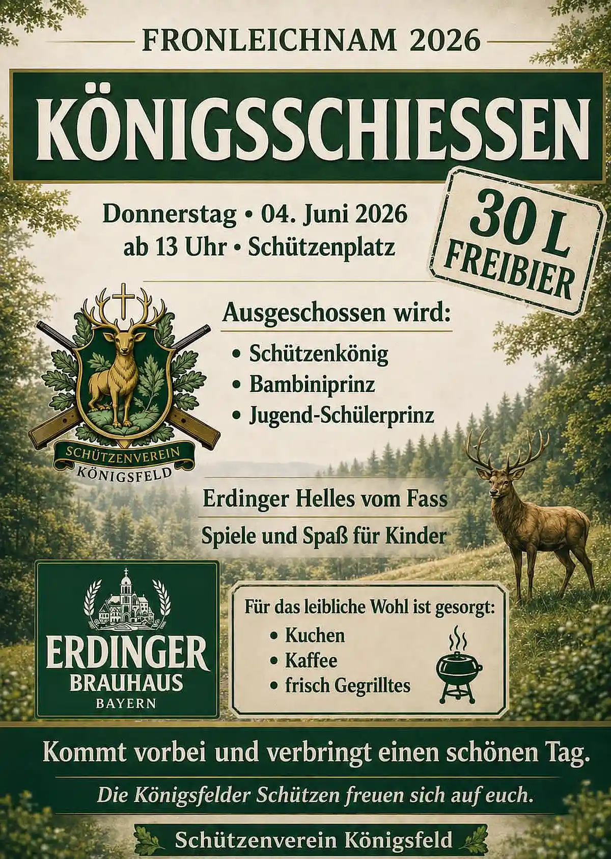 Königsschießen 2026 in Königsfeld